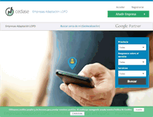 Tablet Screenshot of empresasadaptacionlopd.com